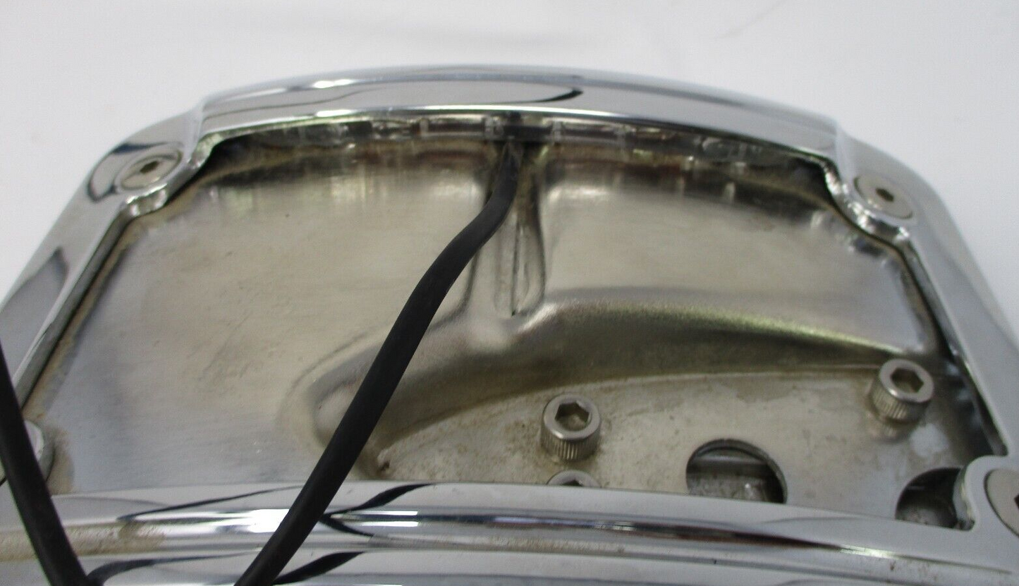 Unbranded Chrome Side Mount License Plate with Light