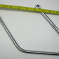 Unbranded Chrome Left Side Throw Over Saddlebag Guard (6-3/8" Between Holes)