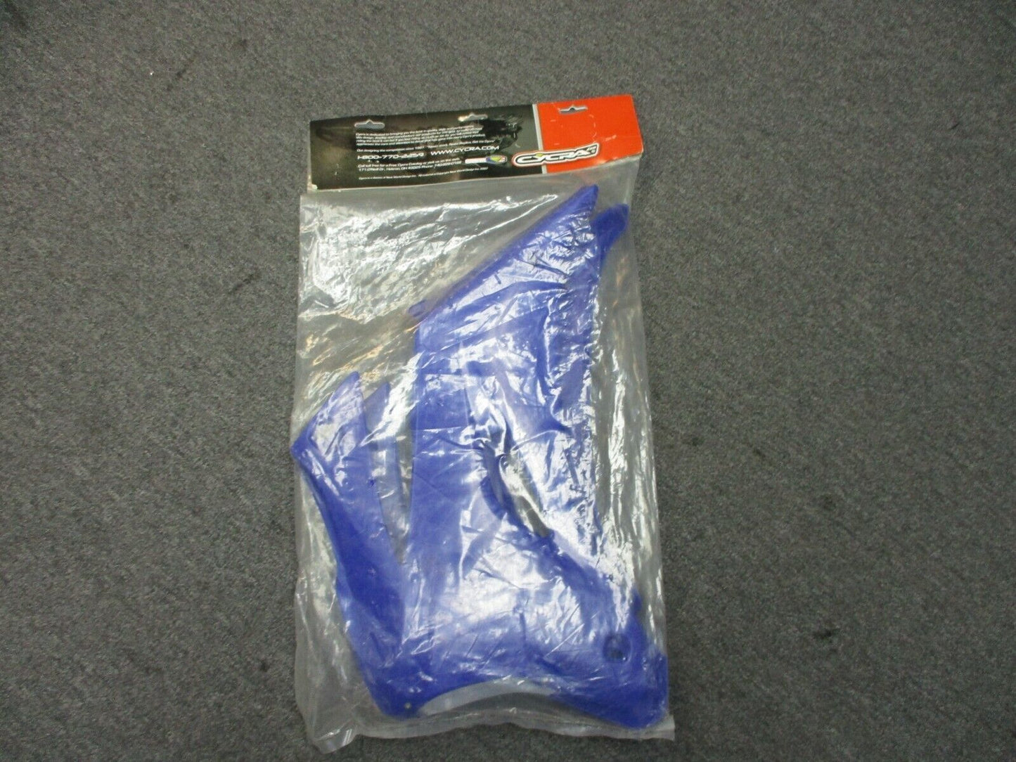 Yamaha YZ250/450F 2006-2008 Blue Radiator Shrouds By Cycra 1775-62
