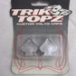 TRIK TOPZ CUSTOM SPADE DESIGN MOTORCYCLE CAR TRUCK WHEEL VALVE STEM CAPS 2 PACK
