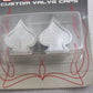 TRIK TOPZ CUSTOM SPADE DESIGN MOTORCYCLE CAR TRUCK WHEEL VALVE STEM CAPS 2 PACK