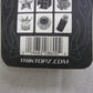 TRIK TOPZ CUSTOM SPADE DESIGN MOTORCYCLE CAR TRUCK WHEEL VALVE STEM CAPS 2 PACK