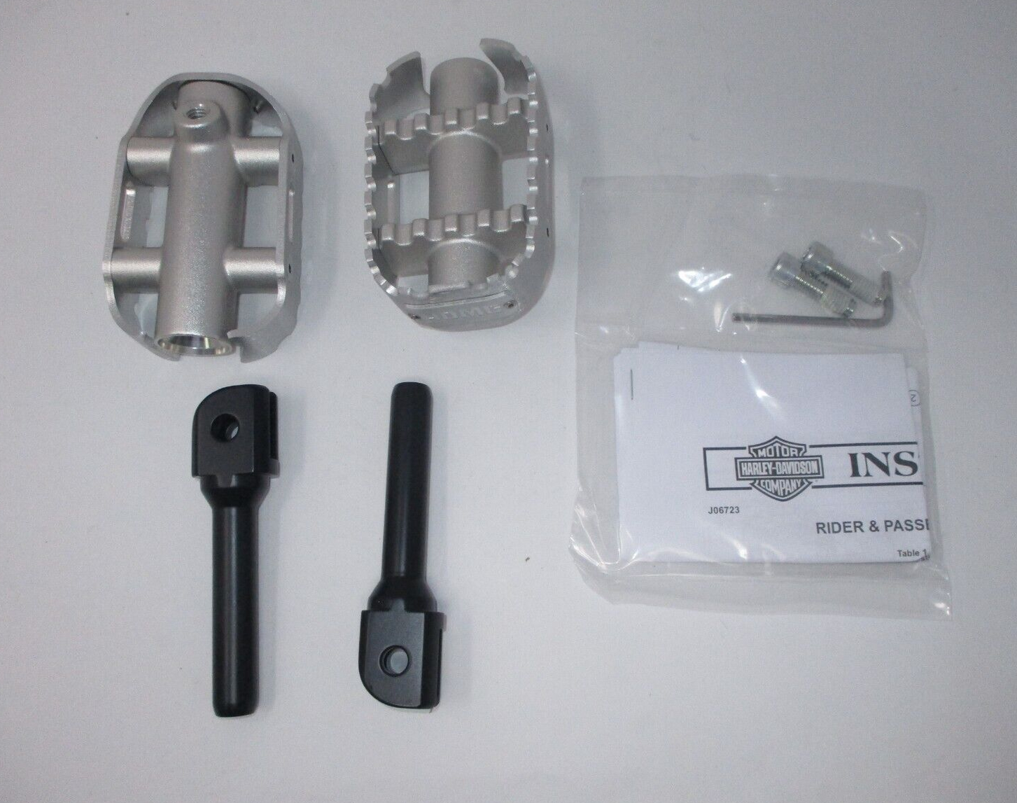 Harley-Davidson  80 Grit Rider Foot Peg Aluminum RAW 50501390