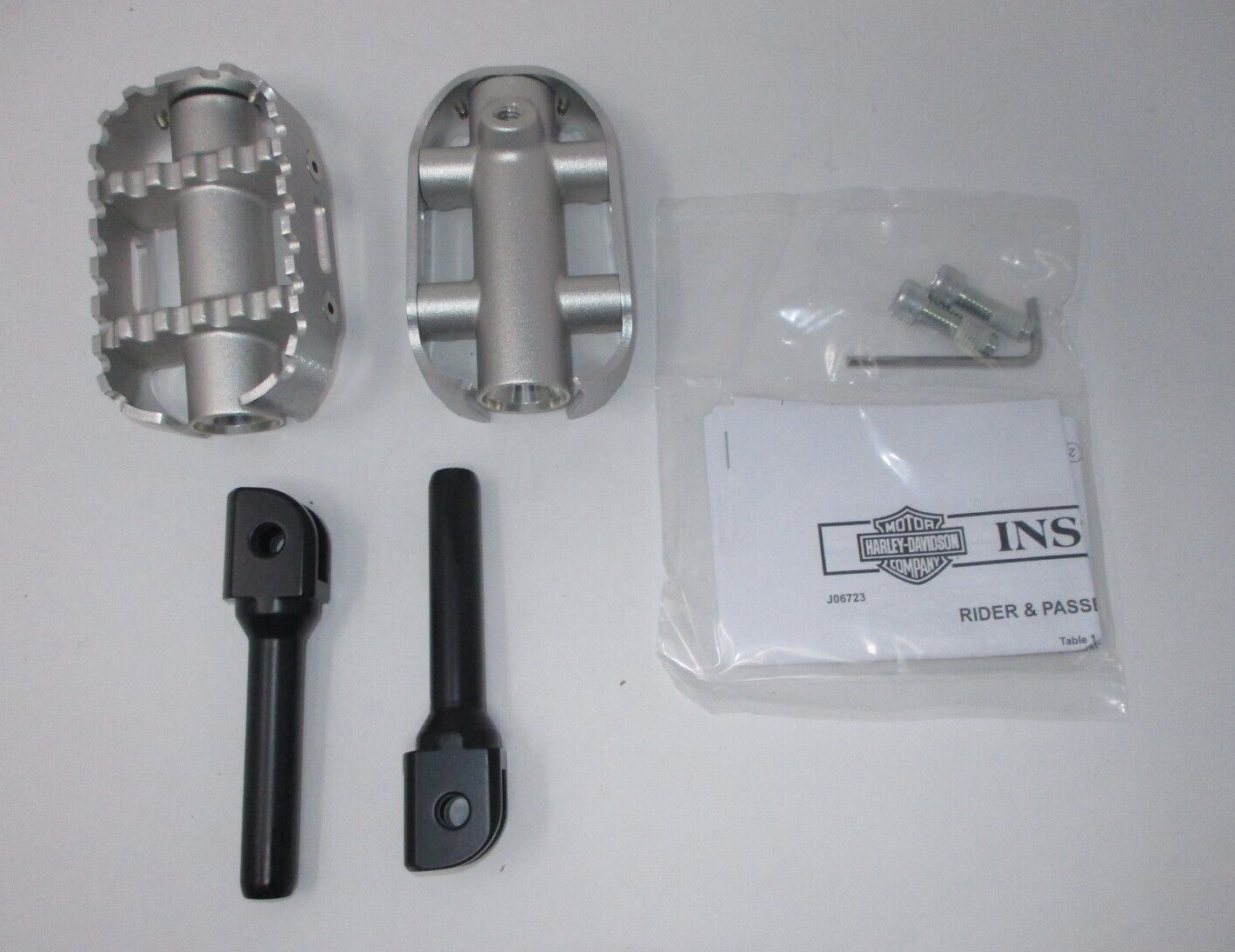 Harley-Davidson  80 Grit Rider Foot Peg Aluminum RAW 50501390