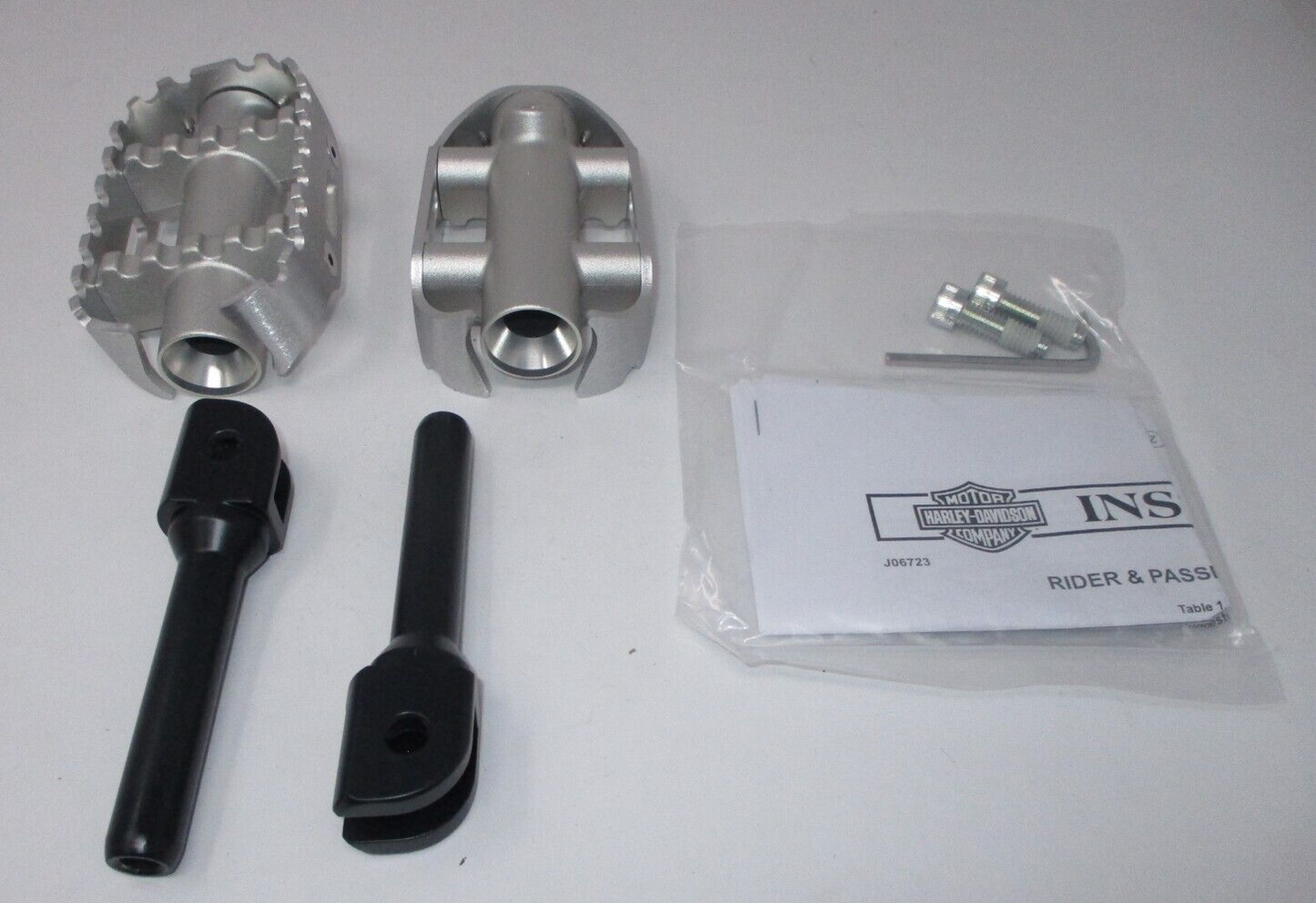 Harley-Davidson  80 Grit Rider Foot Peg Aluminum RAW 50501390