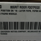 Harley-Davidson  80 Grit Rider Foot Peg Aluminum RAW 50501390