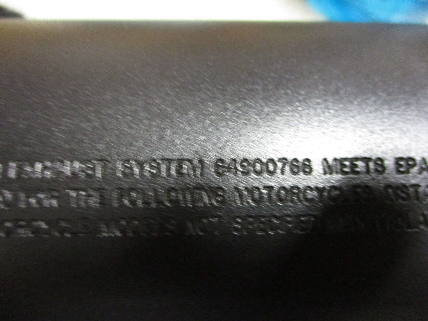 Harley Davidson OEM Black FLHX, FLHT, FLTR Touring Mufflers Black 64900766/65