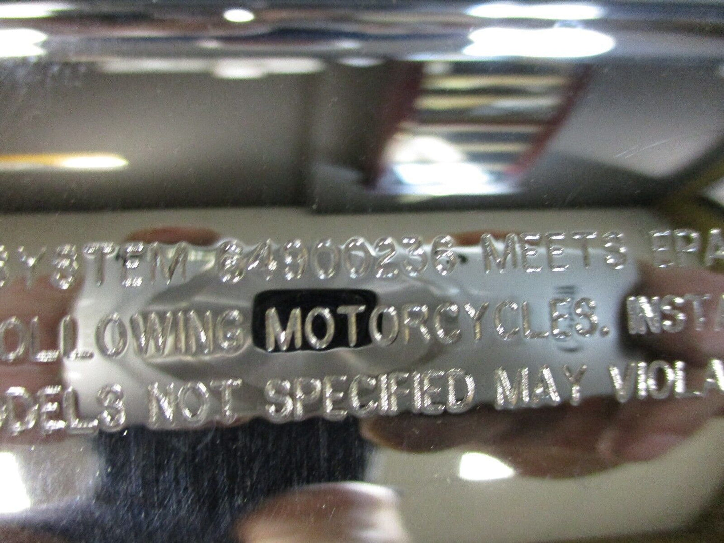 Harley Davidson OEM FLHX FLTR FLHT Chrome Touring Mufflers 2017 Later 64900235
