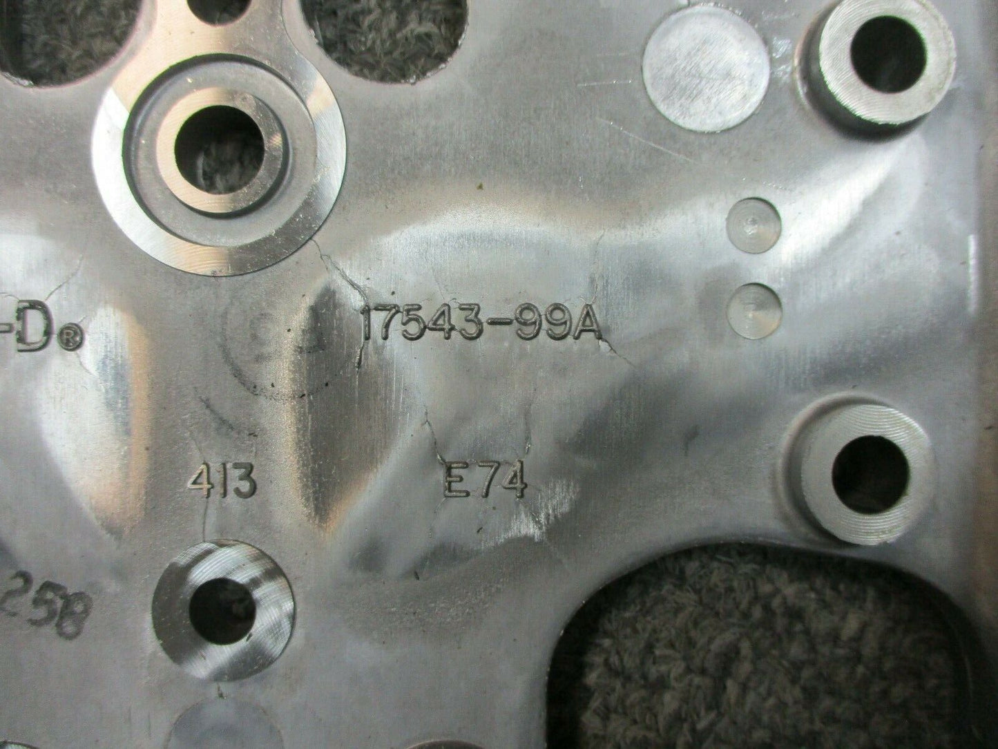 Harley Davidson OEM Satin Twin Cam Lower Rocker Housing  17543-99A