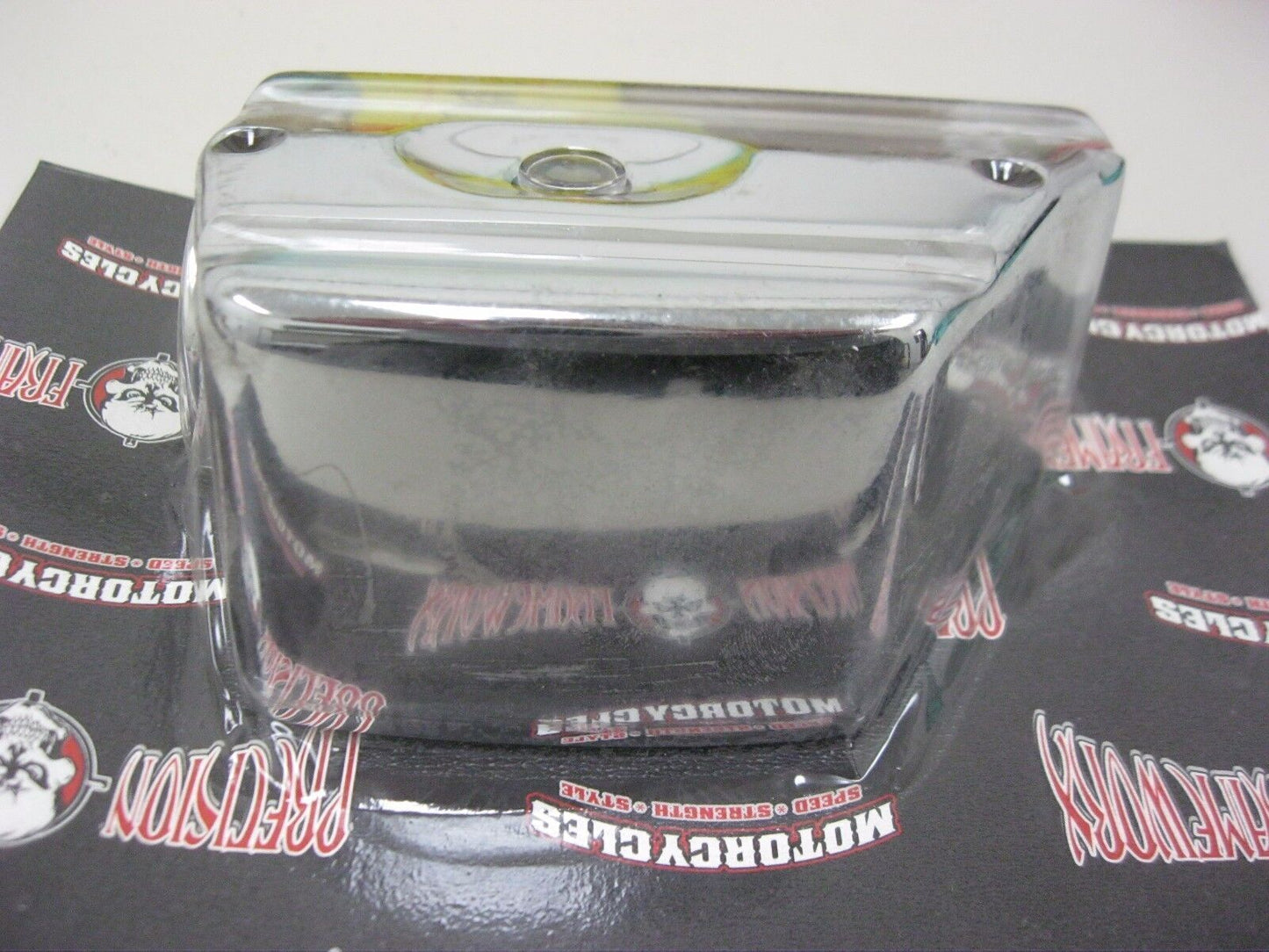 MOTOVAN CHROME  MASTER CYLINDER COVER FOR HARLEY DAVIDSON XL 84 AND UP  250-9127
