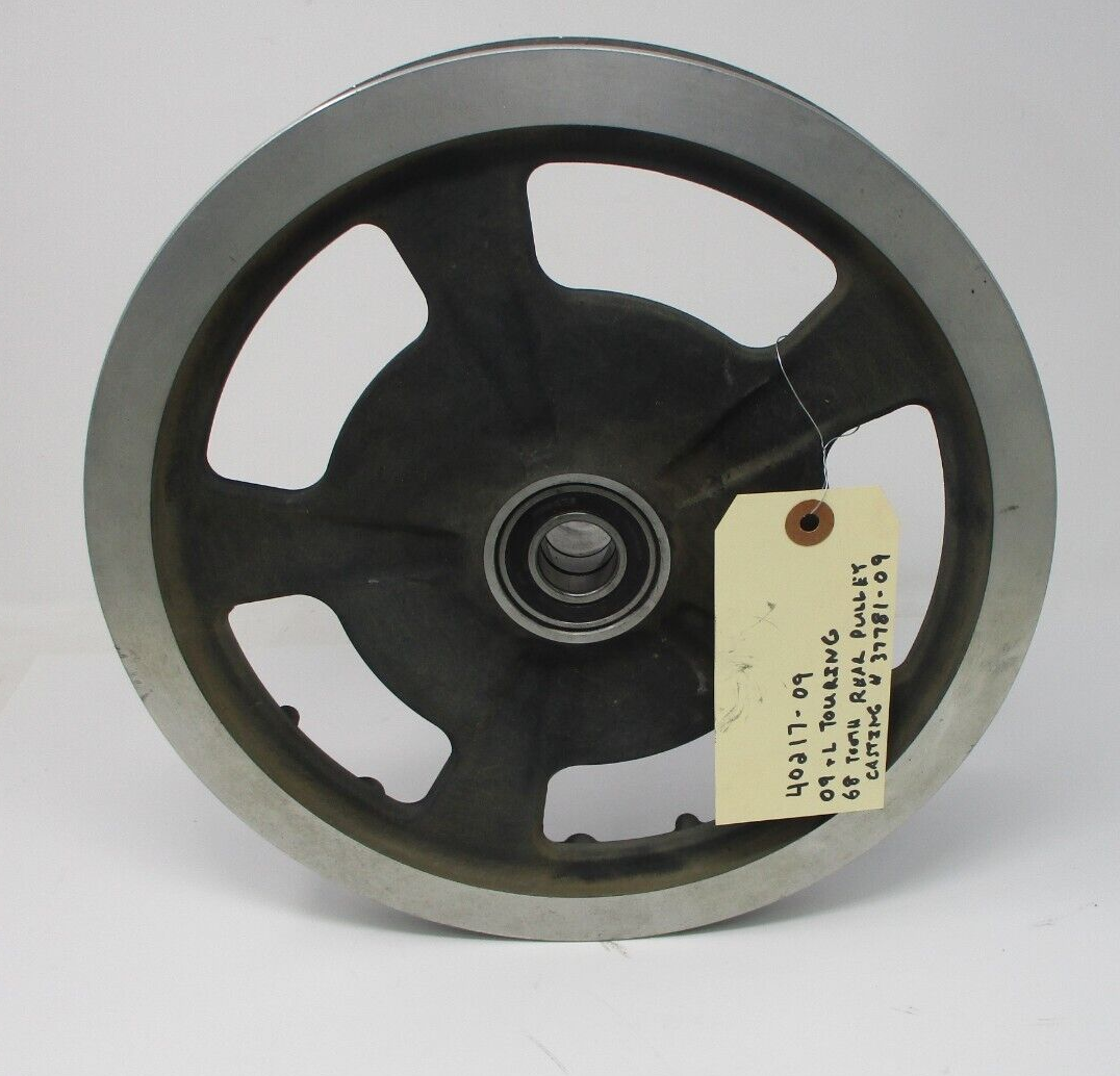 Harley-Davidson Rear Drive Belt Pulley 68T  Black 40217-09  37781-09