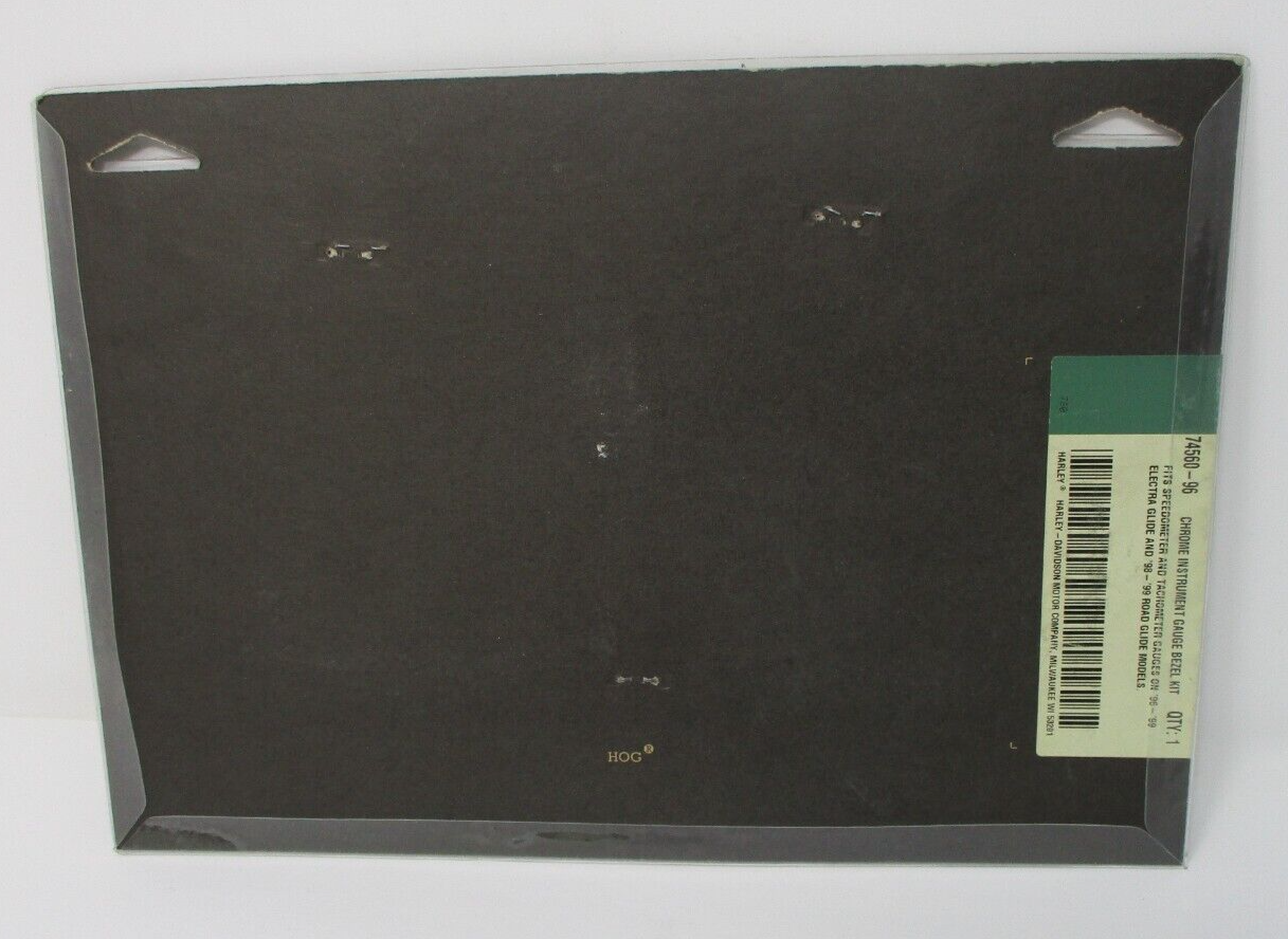 Harley Davidson OEM Chrome Bezel Gauge Kit 96-99 FLH's & 98-99 FLTR's 74560-96