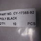 LOWER ROCKER COVER GASKET RUBBER (10PC) OEM# 17355-92 FOR 92-98 BIG TWIN