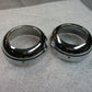 Harley Davidson OEM Chrome Billet Front Fork Slider Dust Covers 45153-03 50/70mm