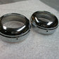 Harley Davidson OEM Chrome Billet Front Fork Slider Dust Covers 45153-03 50/70mm