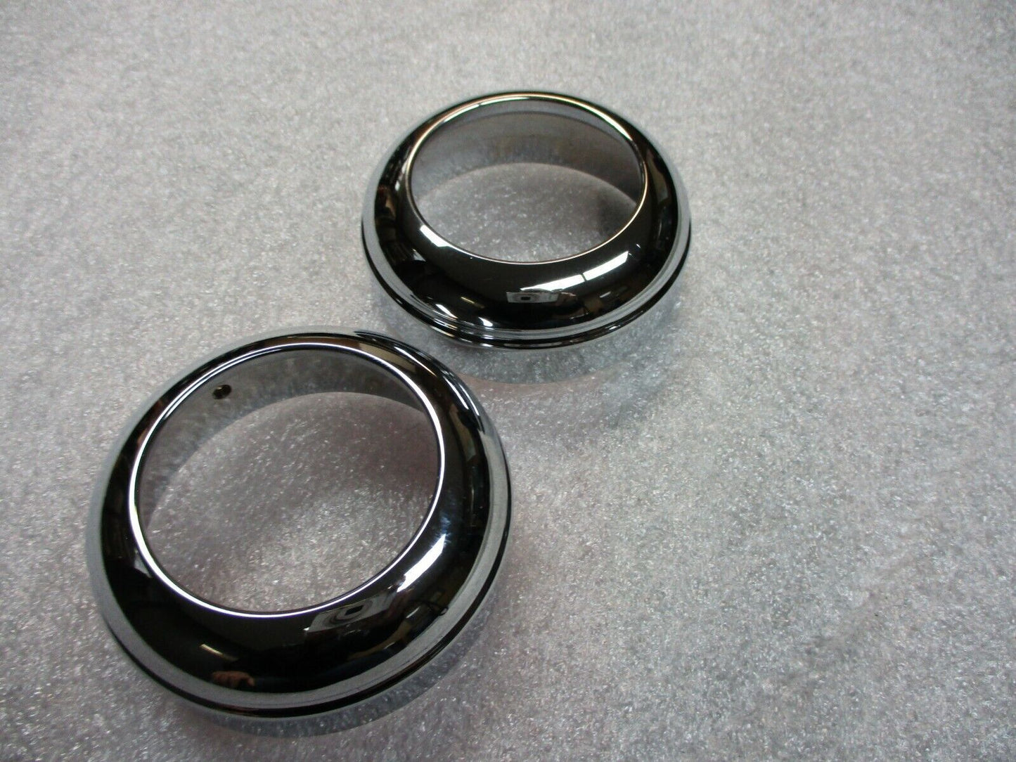 Harley Davidson OEM Chrome Billet Front Fork Slider Dust Covers 45153-03 50/70mm
