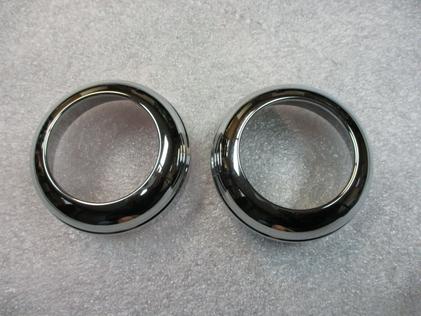 Harley Davidson OEM Chrome Billet Front Fork Slider Dust Covers 45153-03 50/70mm