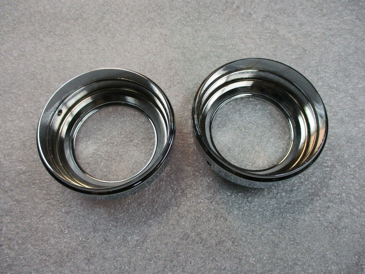 Harley Davidson OEM Chrome Billet Front Fork Slider Dust Covers 45153-03 50/70mm