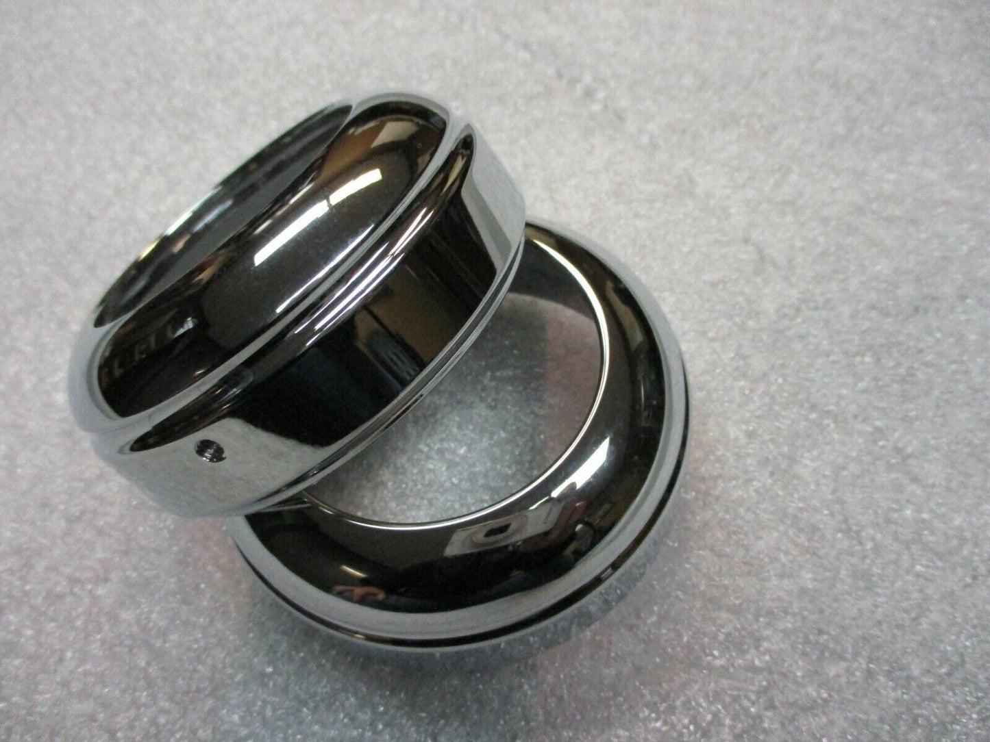 Harley Davidson OEM Chrome Billet Front Fork Slider Dust Covers 45153-03 50/70mm
