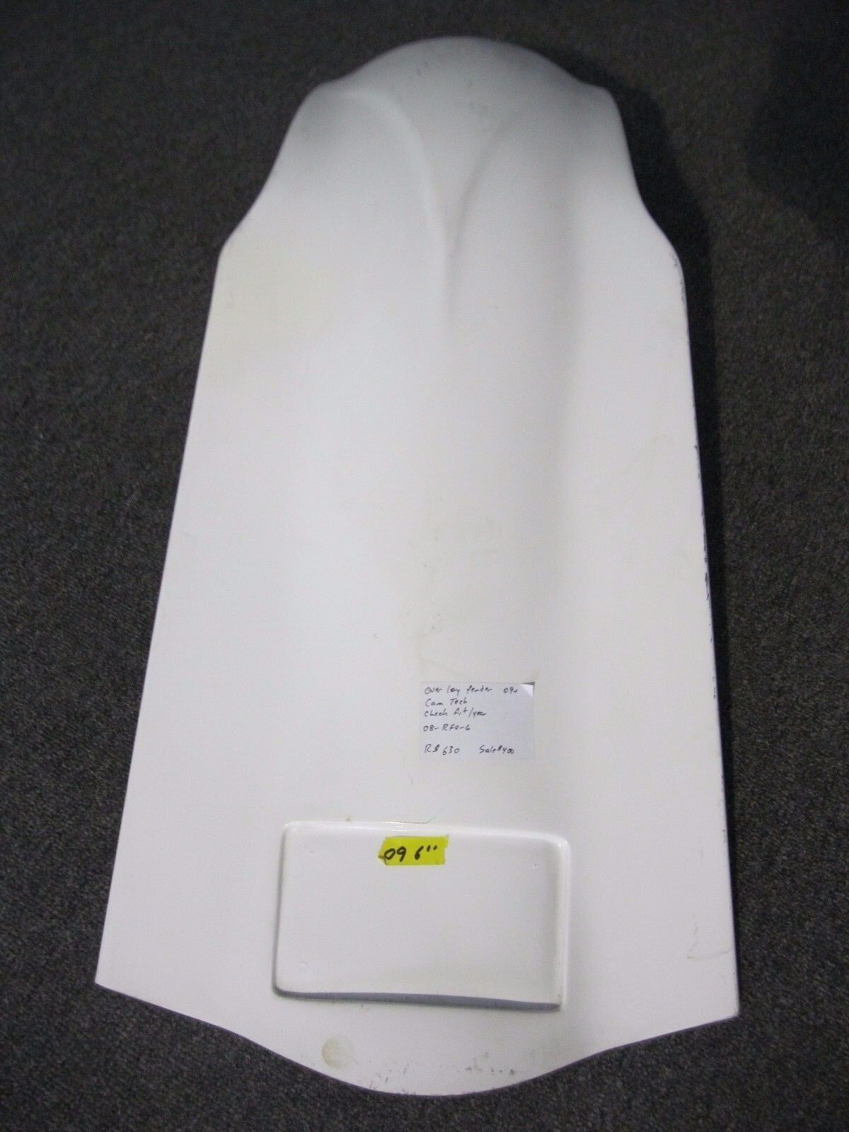 CAMTECH REAR STRETCHED FENDER OVERLAY 08-RFO-6 FITS HARLEY 09+