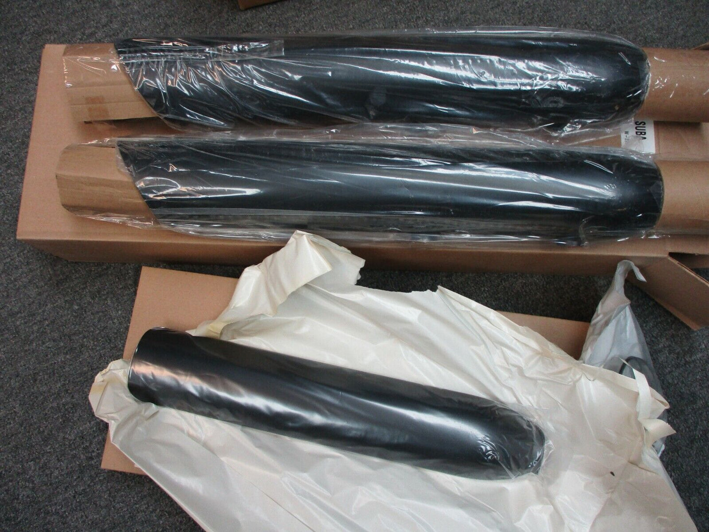 Harley Davidson OEM Screamin Eagle Softail Dual Muffler Kit Black 80813-10