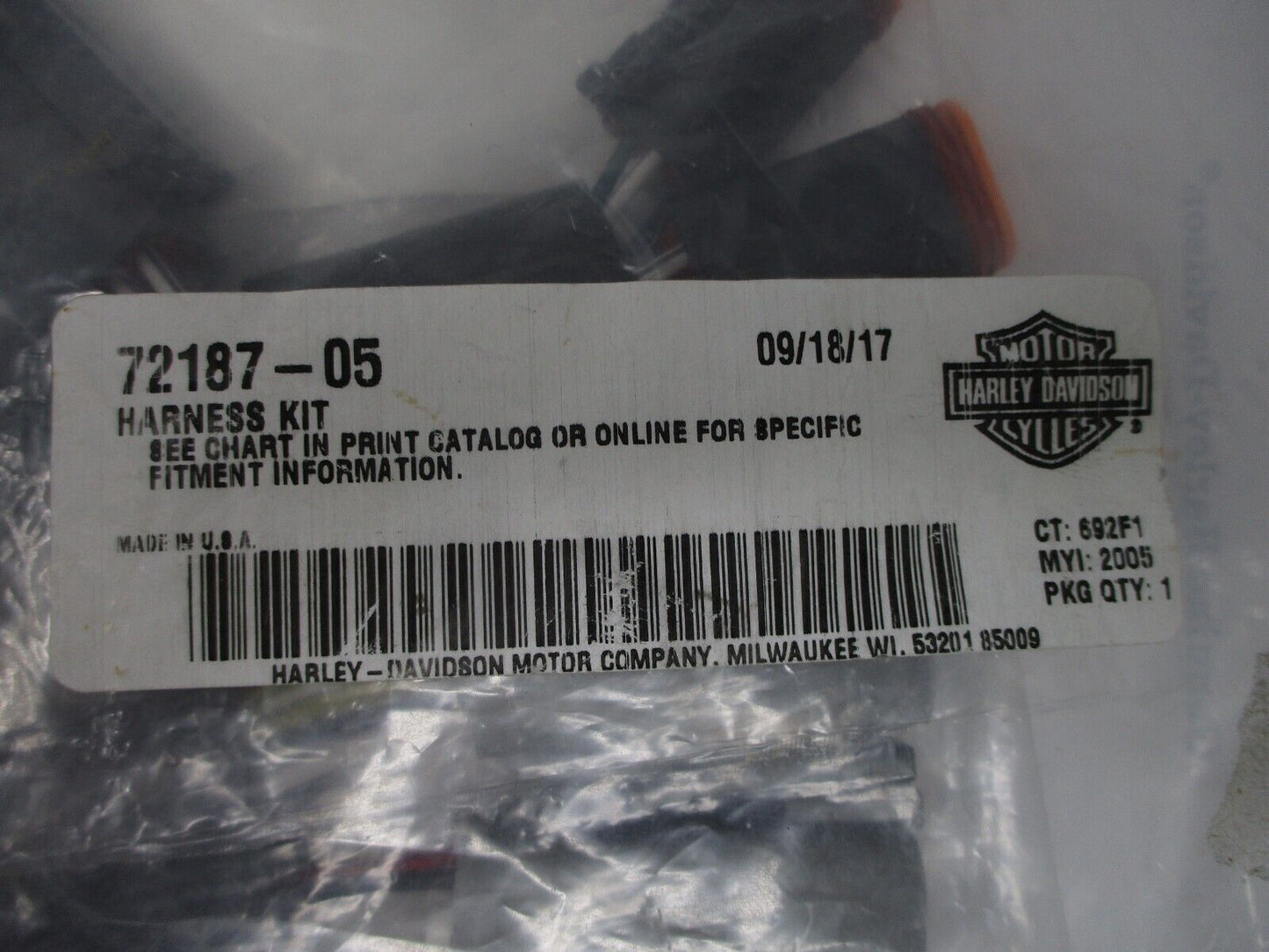 Harley-Davidson Harness Kit 72187-05