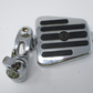 Harley-Davidson Chrome & Rubber Mini Footboard with Mount RH 50451-09