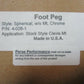 Perse Performance of Colorado Spherical Chrome Foot Pegs 4-026-1