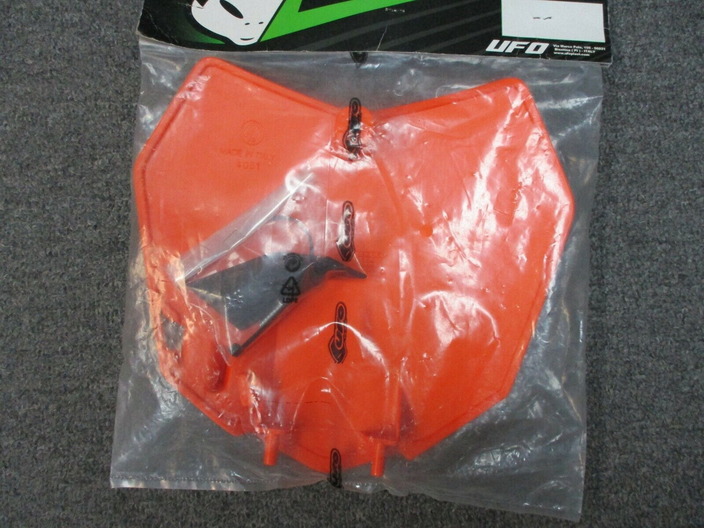 KTM SX Front Number Plate Orange 311-8518