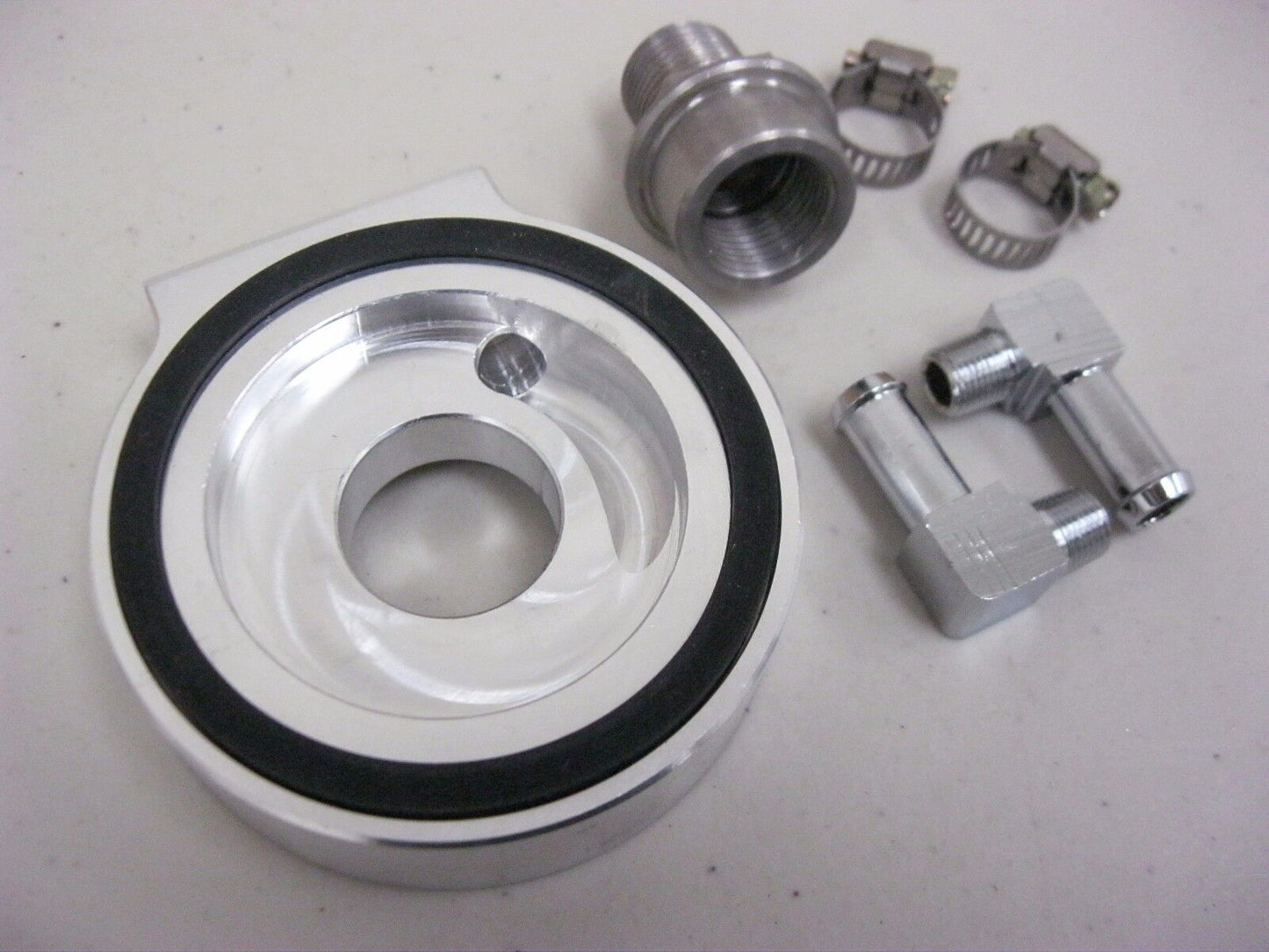 OIL FILTER ADAPTOR 59105 FITS 1986-90 XL, 1982-99 FXR, 1992-99 FXD, 84-99 BT
