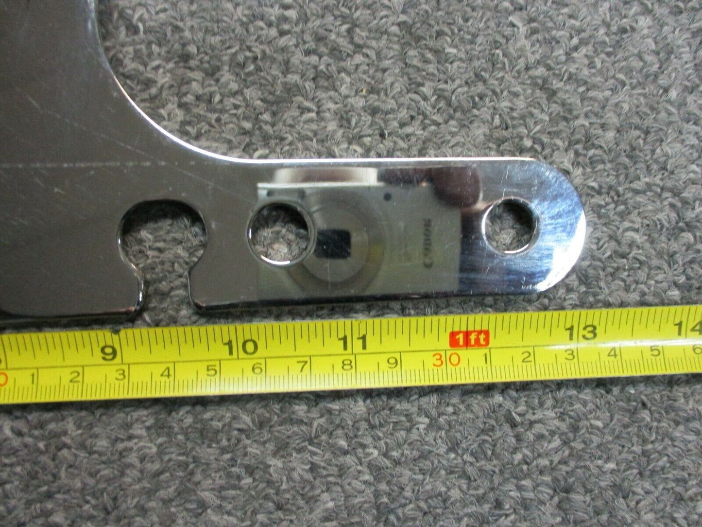 Harley-Davidson FXST Left Rear Chrome Back Rest Bracket
