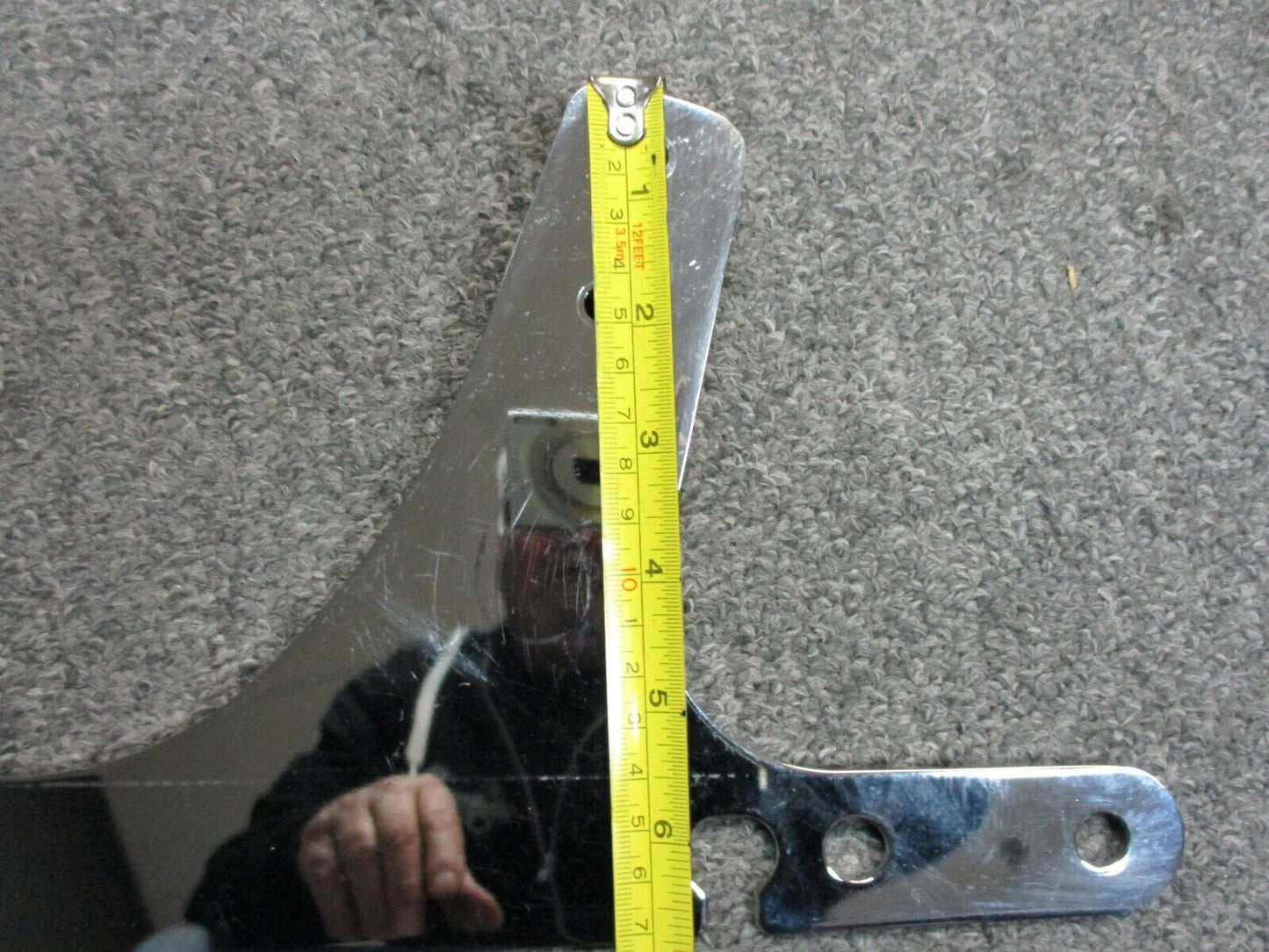 Harley-Davidson FXST Left Rear Chrome Back Rest Bracket