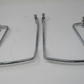 Chrome Saddlebag Support Brackets for Harley-Davidson Unknown Fitment