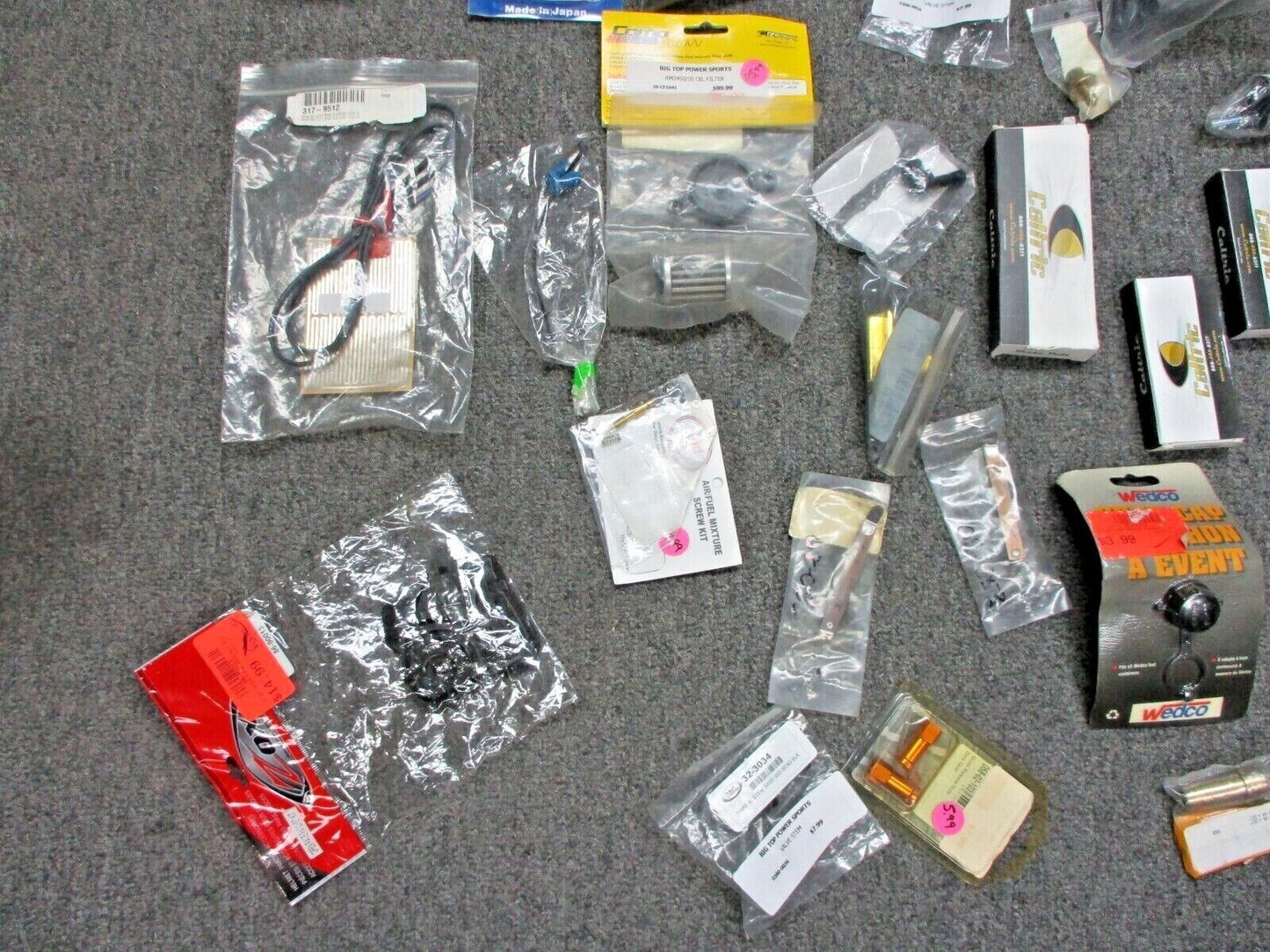 Miscellaneous Collection of Powersports/Motorcycle Parts  JUNK ART steampunk