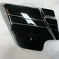 Harley Davidson OEM Vivid Black Left Side Cover Silver Pin Stripes 57200077DBX