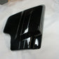 Harley Davidson OEM Vivid Black Left Side Cover Silver Pin Stripes 57200077DBX