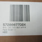 Harley Davidson OEM Vivid Black Left Side Cover Silver Pin Stripes 57200077DBX