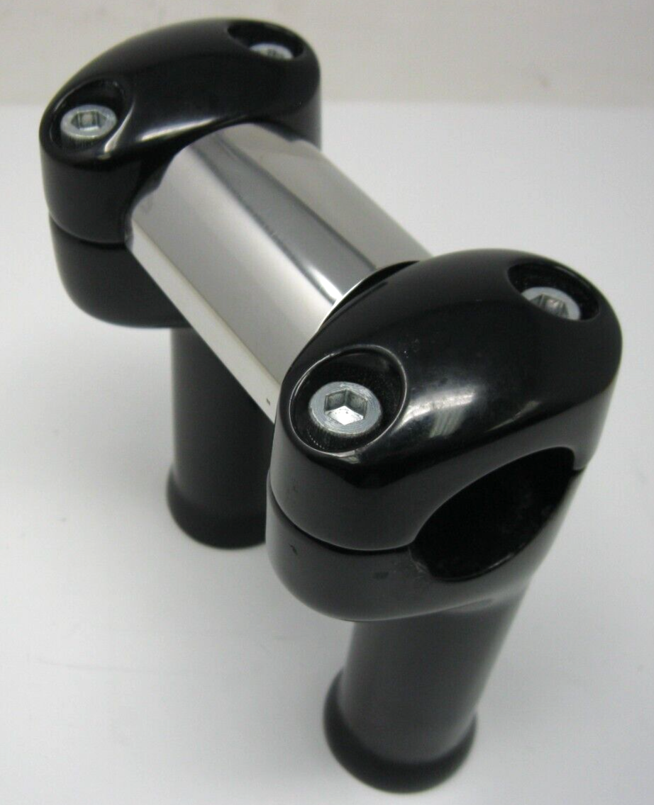 Harley-Davidson OEM 4.5" Gloss Black Risers for 1.25" Handlebars 55856-08