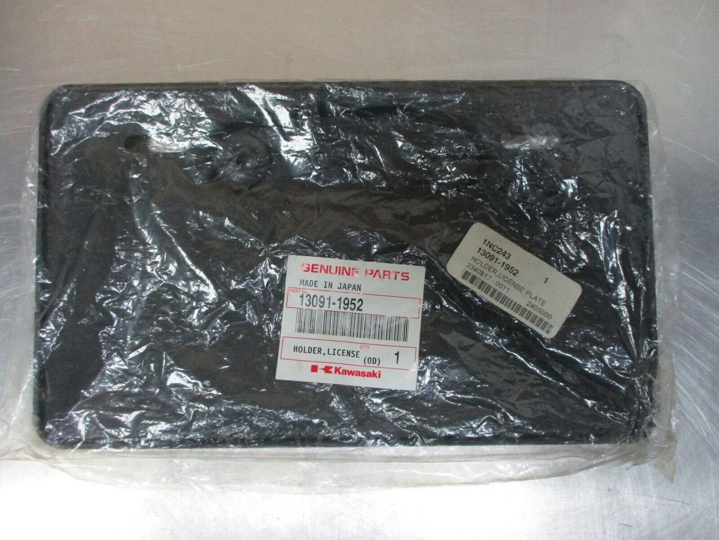 Kawasaki OEM License Plate Holder 13091-1952