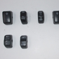 Black  Stock Switch Caps Kit  Fits '16-Later  Dyna/Softail/XL  6 PCS
