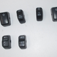 Black  Stock Switch Caps Kit  Fits '16-Later  Dyna/Softail/XL  6 PCS