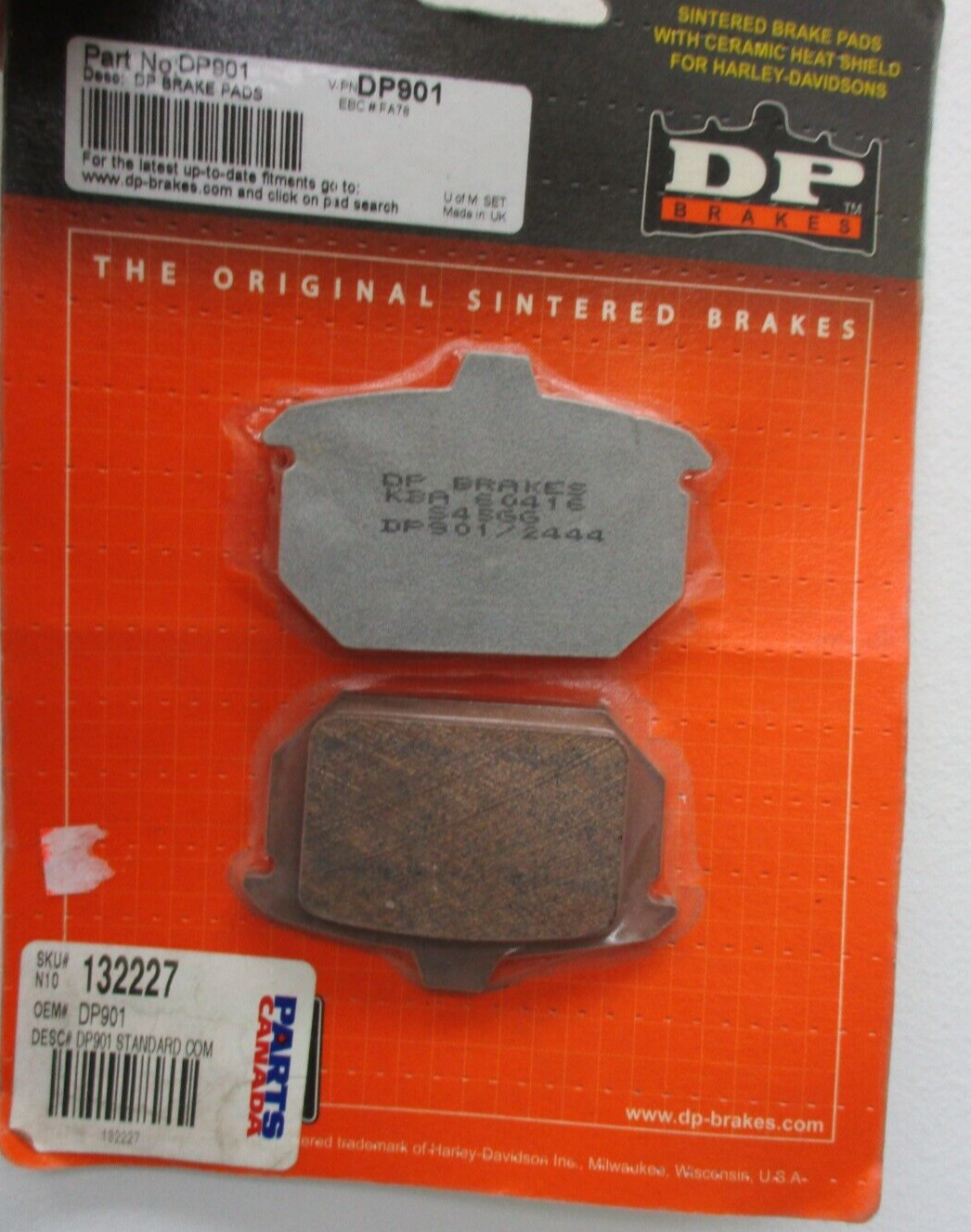 DP Motorcycle Brake Pads  DP901