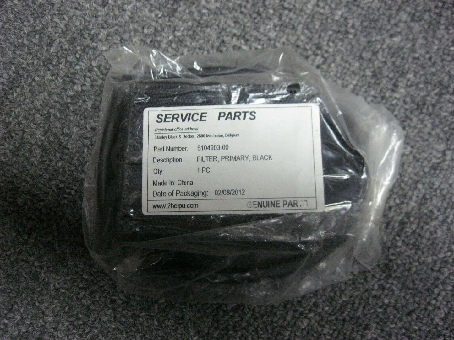 DeWalt Primary Filter 5104903-00