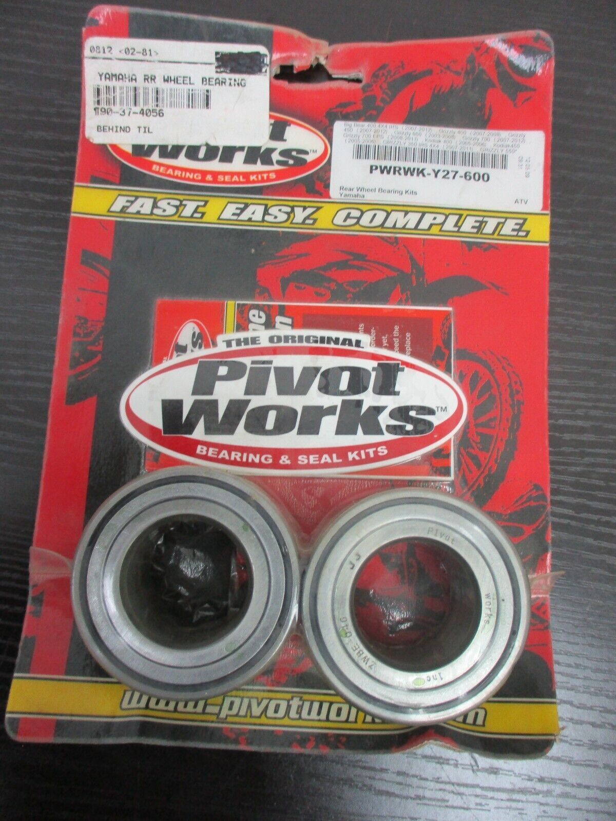 Pivot Works – Multi Rear Wheel Bearing Kits  PWRWK Y27-600