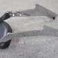 Chrome Back Rest-Fits Various Motorcycles - Harley-Metric Unsure of Fitment