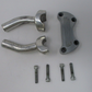 Aluminum 4.5" Riser with 1" Pullback Unknown Top  Clamp