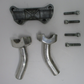 Aluminum 4.5" Riser with 1" Pullback Unknown Top  Clamp