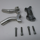 Aluminum 4.5" Riser with 1" Pullback Unknown Top  Clamp