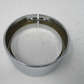 4.5" Pair Chrome Headlight Trim Ring Cover Visor