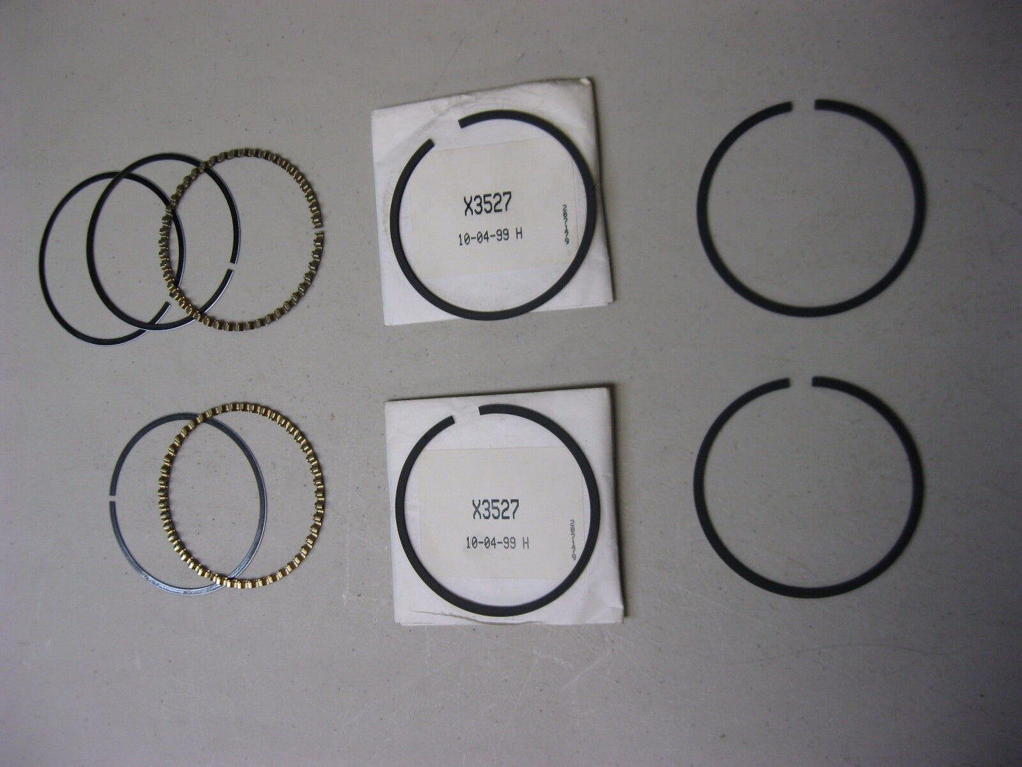 LOT OF VARIOUS PISTON RING SETS FOR HARLEY DAVIDSON VARIOUS BRANDS